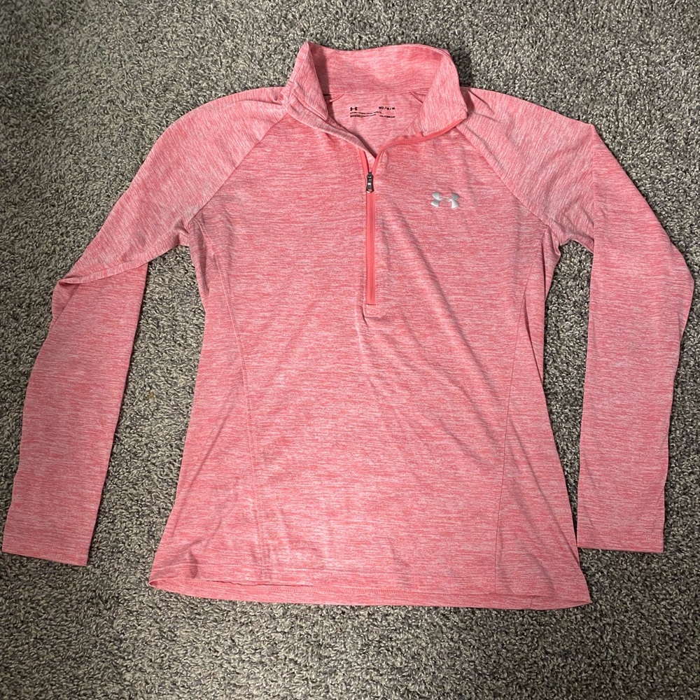 Woman’s under armor half zip pull over